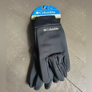 Columbia unisex large Centrail soft shell gloves black